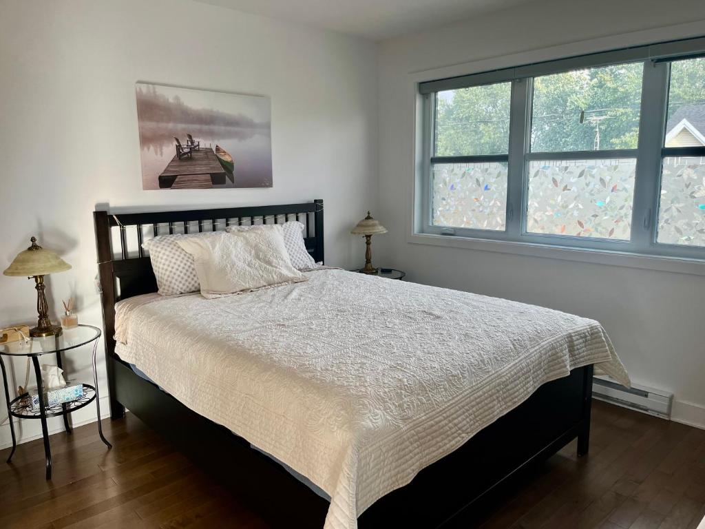 Postel nebo postele na pokoji v ubytování Luna's Room