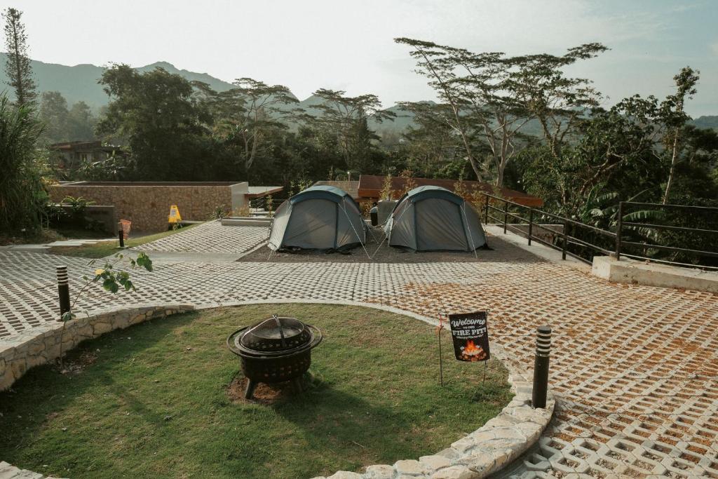 Zahrada ubytování Campgrounds at Mantalongon