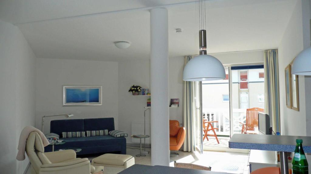 Khu vực ghế ngồi tại Residenz Strandkrone 17