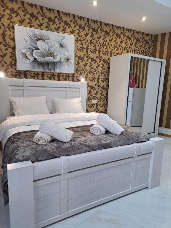 Postel nebo postele na pokoji v ubytování Hotel IA