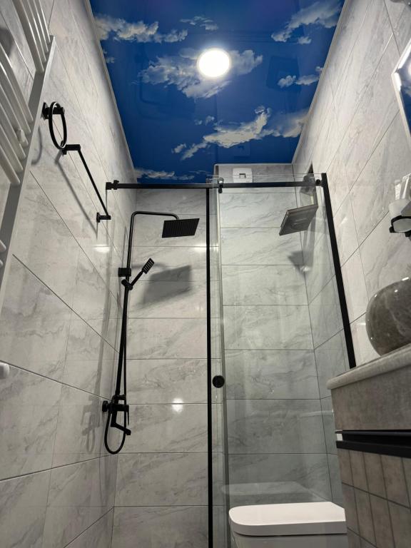 Koupelna v ubytování Hotel IA