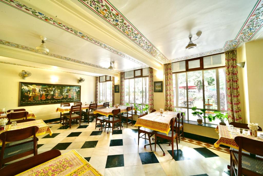 Area soggiorno di Hotel Arya Niwas