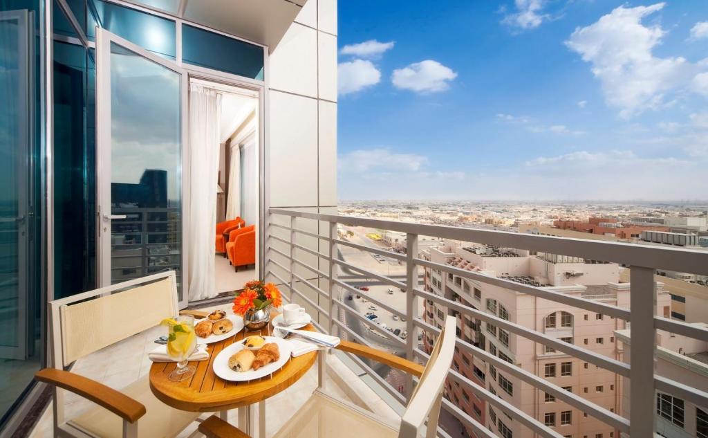 Balkón nebo terasa v ubytování Icon Delux Hotel Apartments Al Barsha - Formerly Abidos