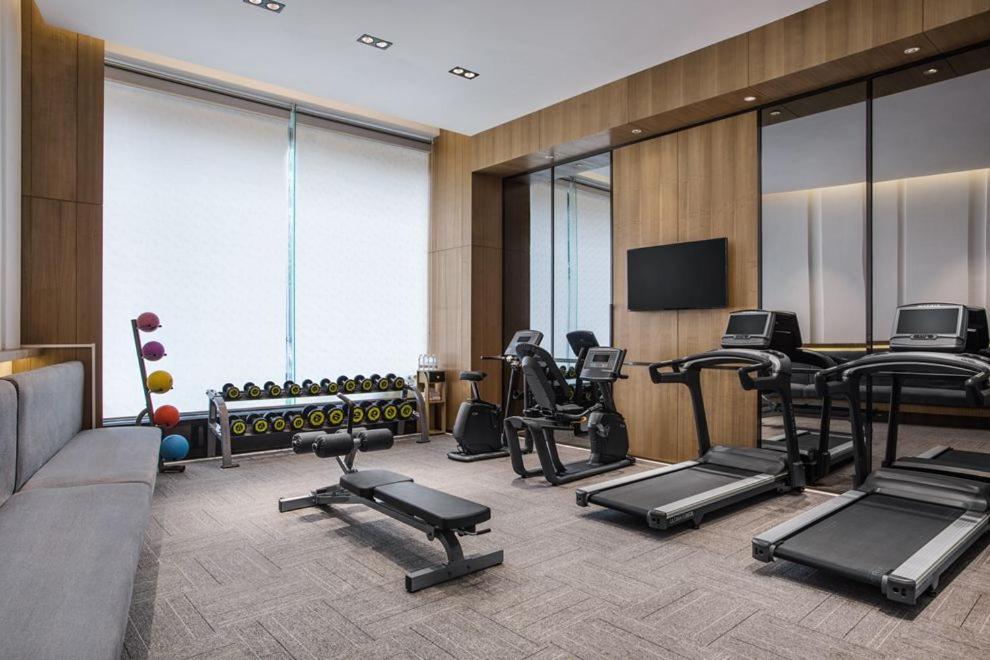 Fitness centrum a/nebo fitness zařízení v ubytování Fairfield by Marriott Guangzhou Tianhe Park