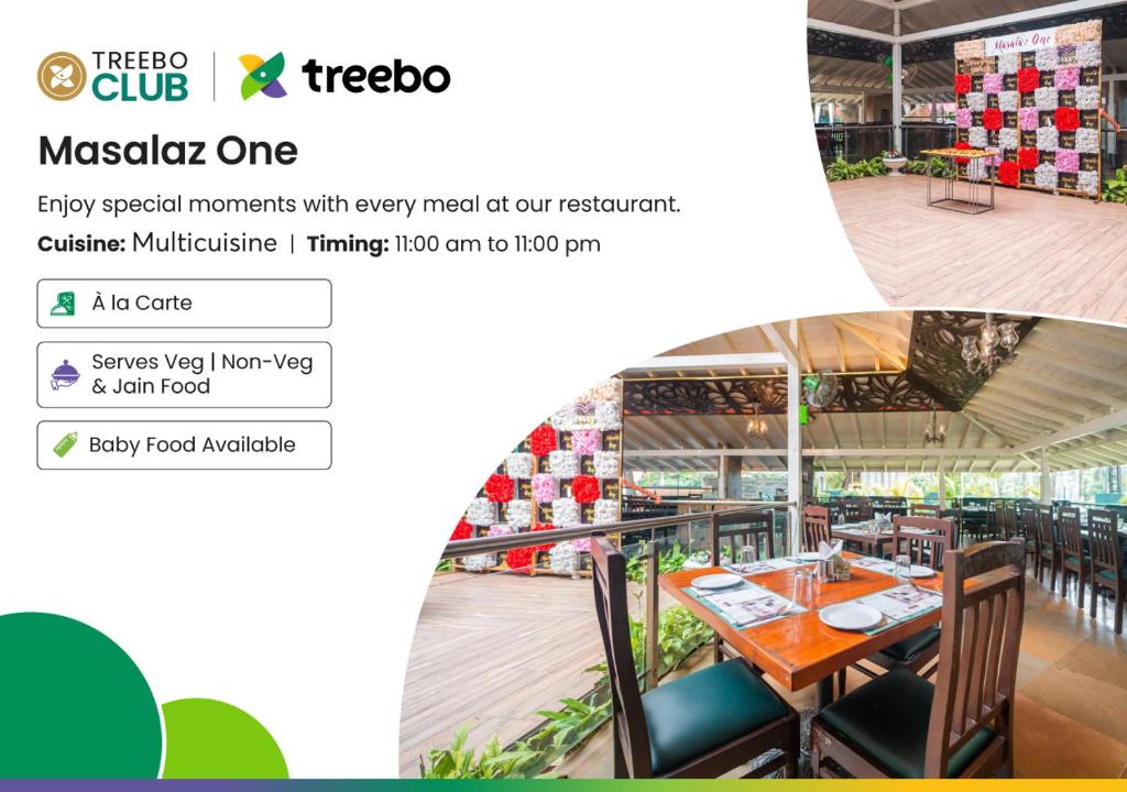 Restaurace v ubytování Treebo Sai Rekha Inn