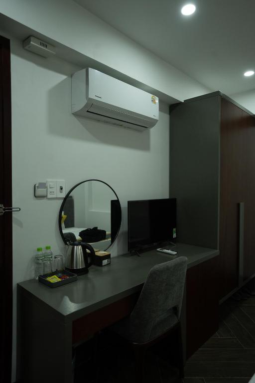Nhà bếp/bếp nhỏ tại Moonlight Boutique Hotel