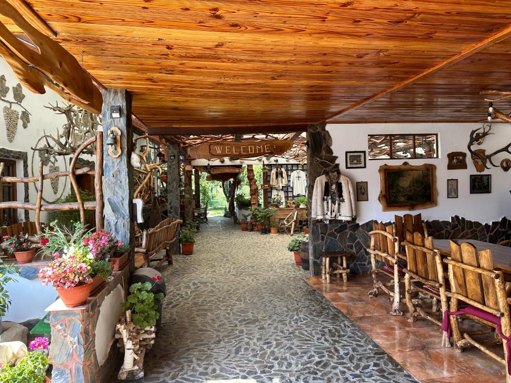 Restaurace v ubytování Casa Vlad