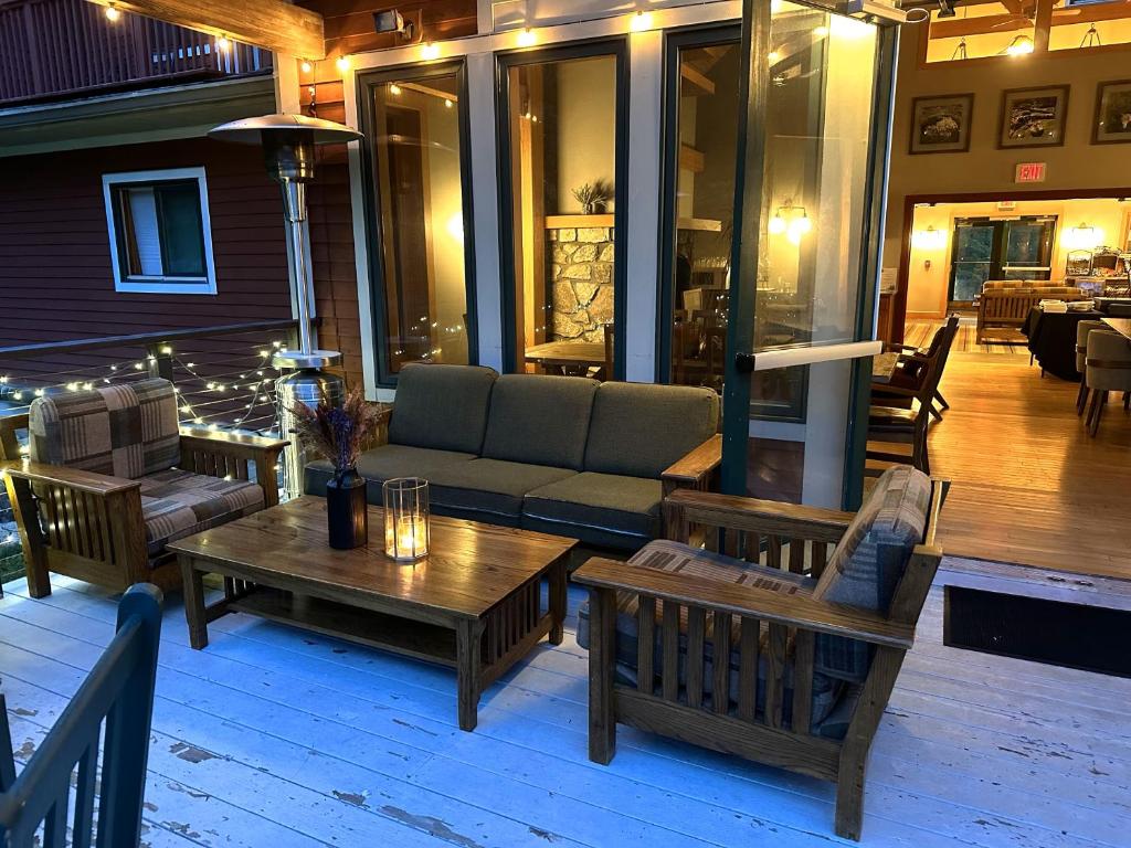 Istumisnurk majutusasutuses Minnewaska Lodge