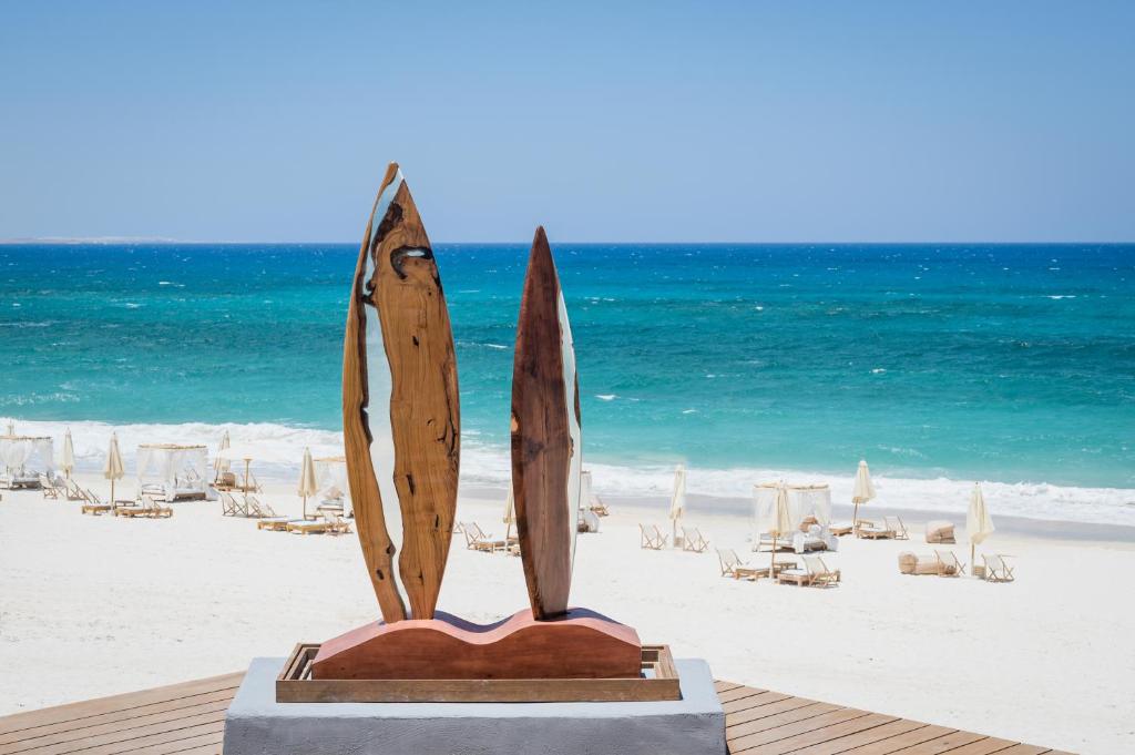 Příroda nedaleko hotelu v Marsa Matrouh