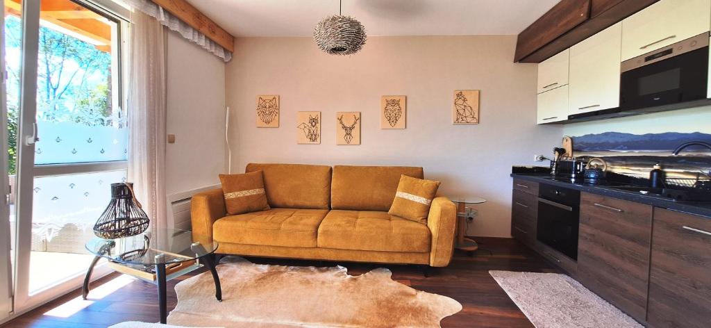 Posedenie v ubytovaní apartament Nad Doliną z tarasem i jacuzzi