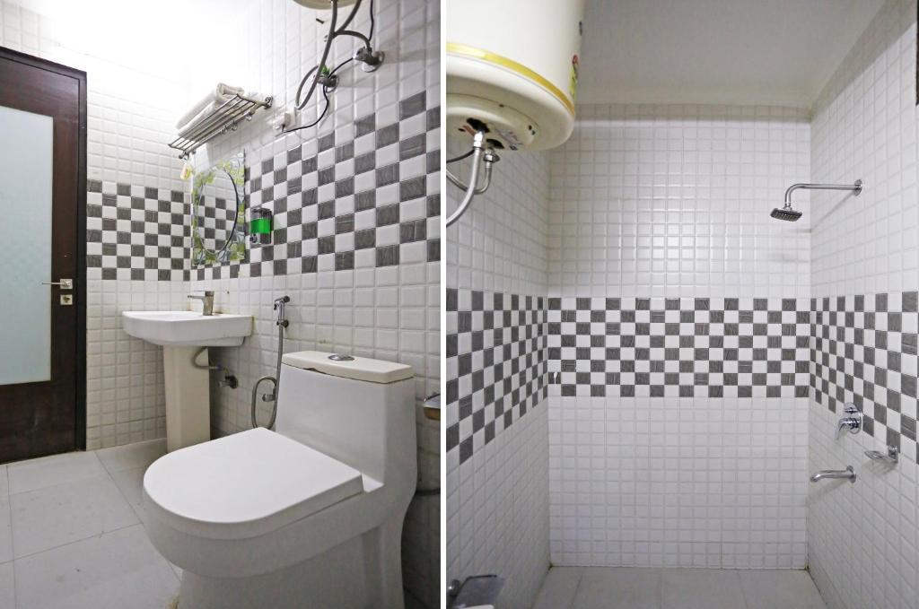 Koupelna v ubytování Hotel Smart Inn-Near Delhi Airport