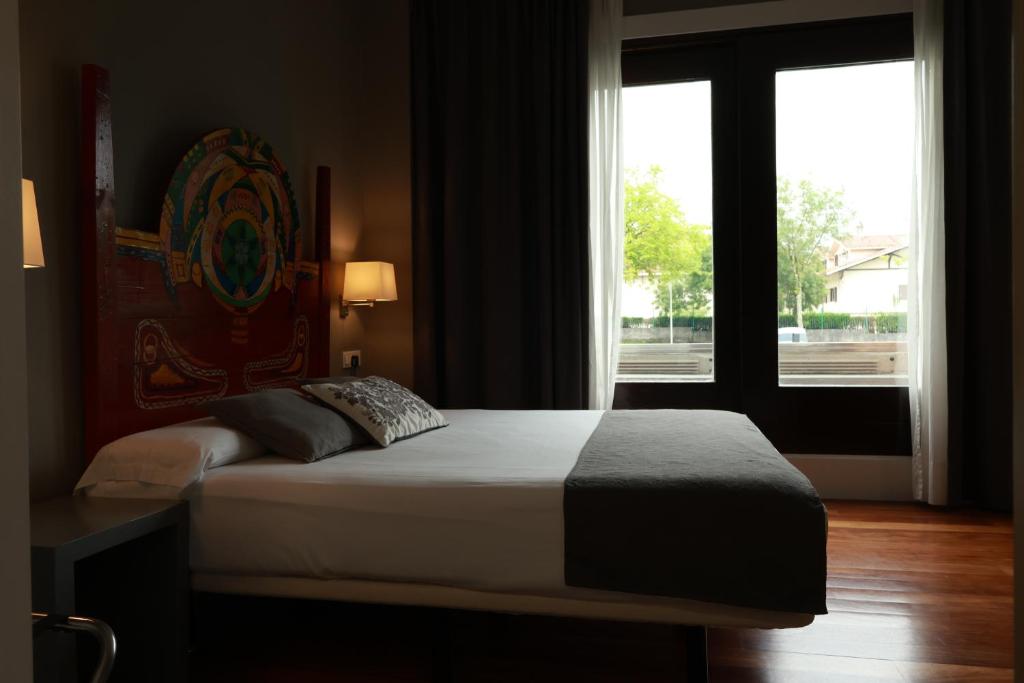Posteľ alebo postele v izbe v ubytovaní Hotel The Park Derio