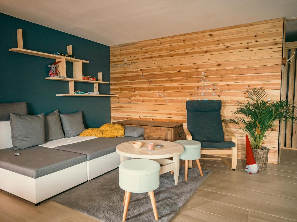 Posezení v ubytování Appartement SPA VIP Pont Alsort