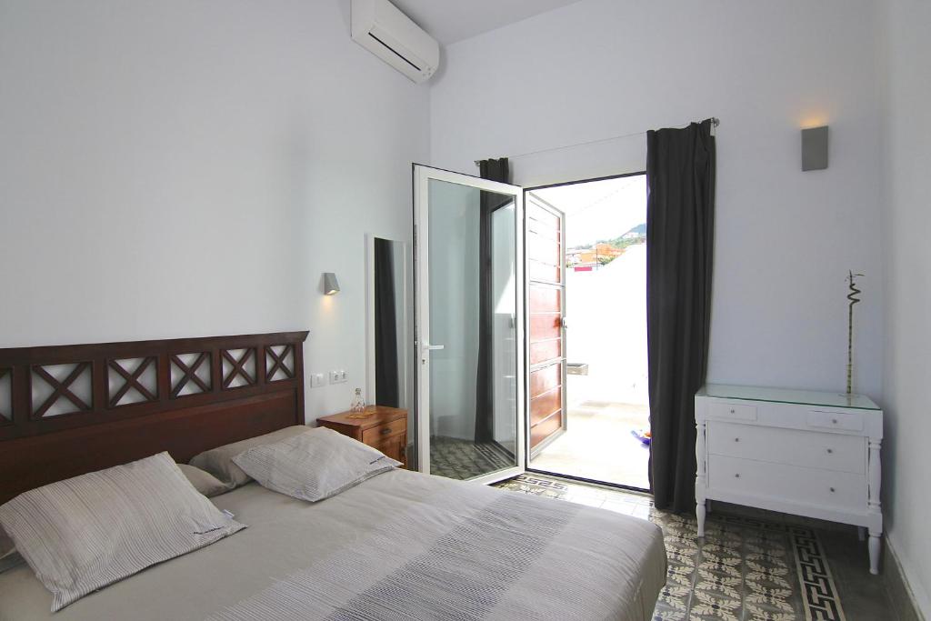 Postel nebo postele na pokoji v ubytování Casa La Breña La Palma