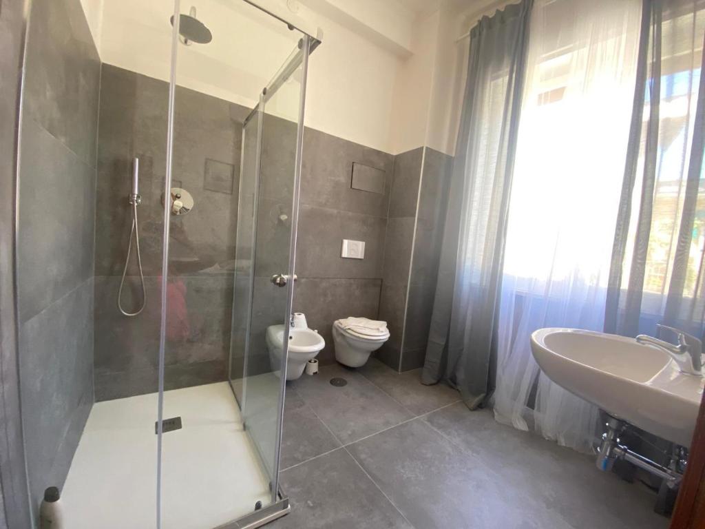 Koupelna v ubytování B&B 10 mt dal duomo