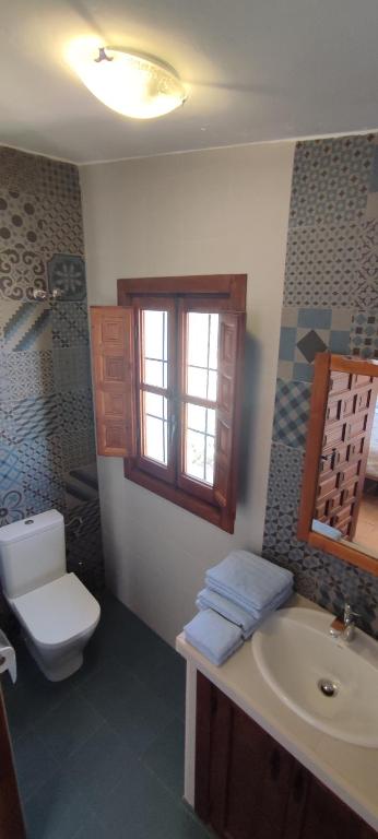 Koupelna v ubytování B&B Cortijo Loma León