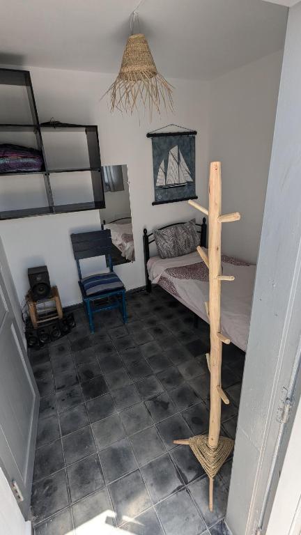 Postel nebo postele na pokoji v ubytování Riad Dar
