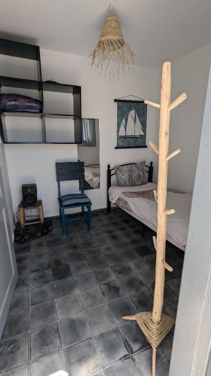 Postel nebo postele na pokoji v ubytování Riad Dar