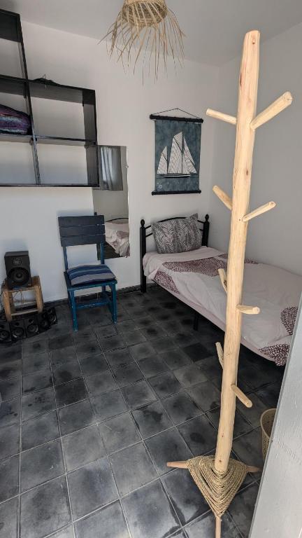Postel nebo postele na pokoji v ubytování Riad Dar