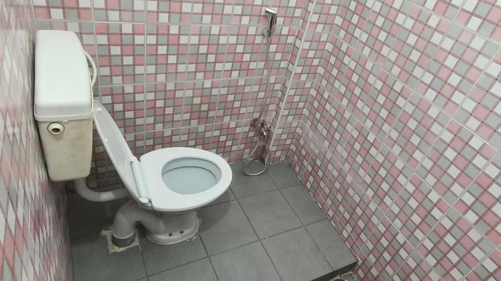 Koupelna v ubytování Hotel Safra