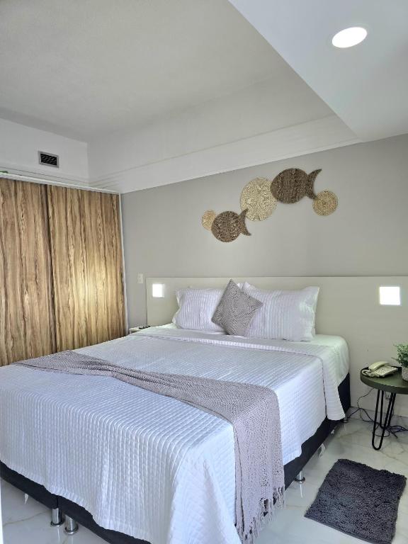 Postel nebo postele na pokoji v ubytování 1313 Flat de Luxo com vista maravilhosa do Rio