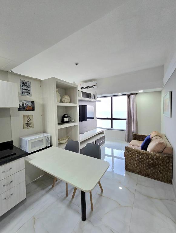 Kuchyň nebo kuchyňský kout v ubytování 1313 Flat de Luxo com vista maravilhosa do Rio