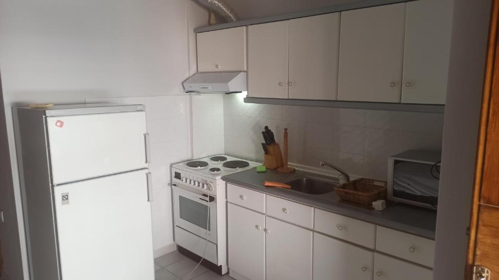 Kuchyň nebo kuchyňský kout v ubytování Center Nest