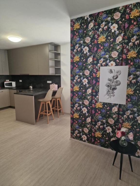 Kuchyň nebo kuchyňský kout v ubytování GLAM apartmán Bučovice