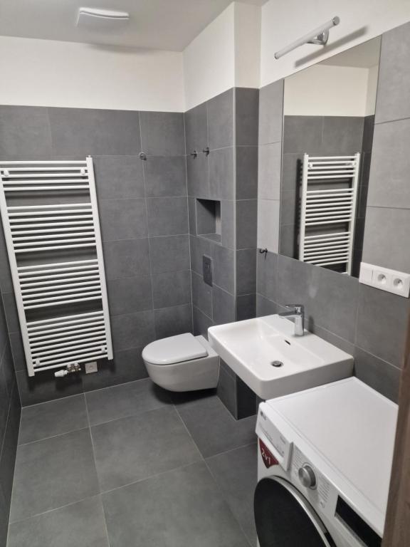 Koupelna v ubytování GLAM apartmán Bučovice