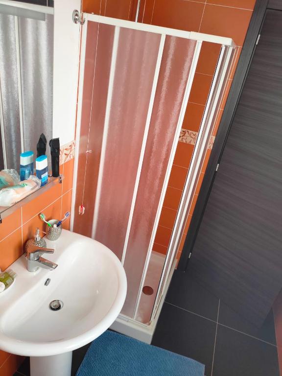 Koupelna v ubytování B&B Nuovo Capo Altano