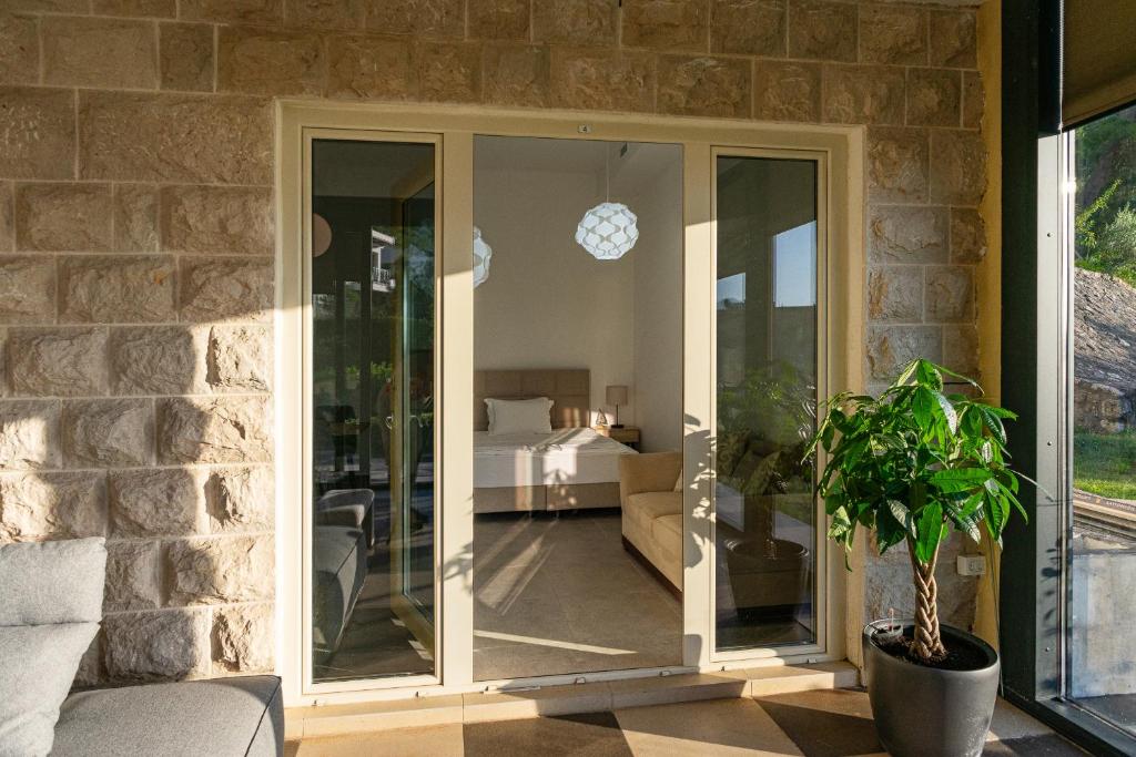 Patio nebo venkovní prostory v ubytování Vertmont Apartments