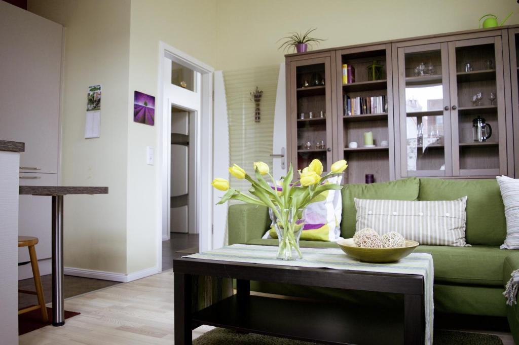 Χώρος καθιστικού στο Ferienwohnung Truding