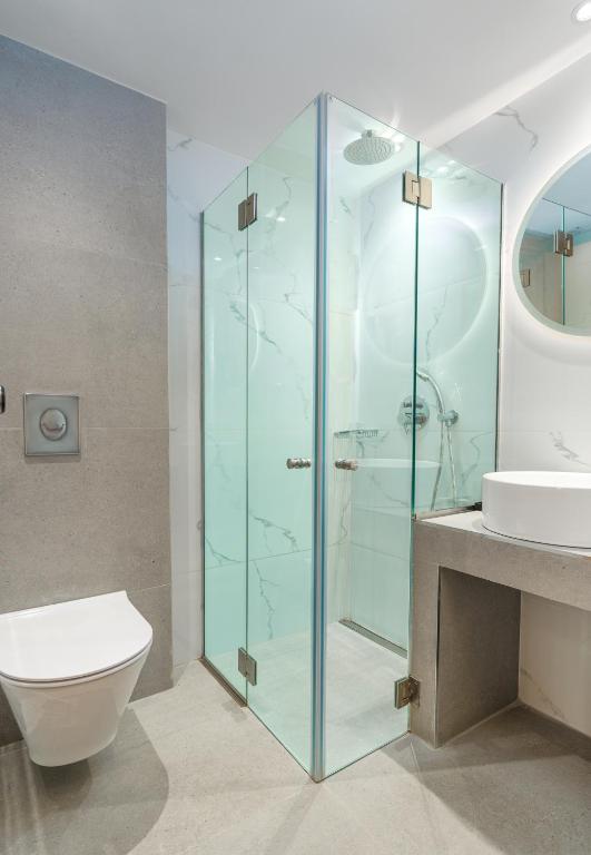 Kúpeľňa v ubytovaní Parnon Hotel