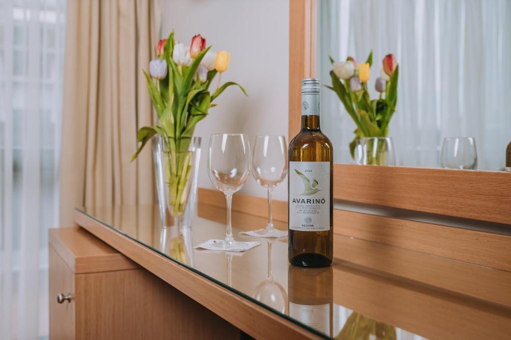 Nápoje v ubytovaní Parnon Hotel