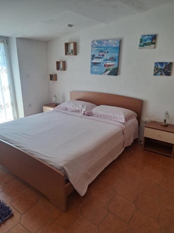Postel nebo postele na pokoji v ubytování Appartamento Marina di Pisticci-Marconia