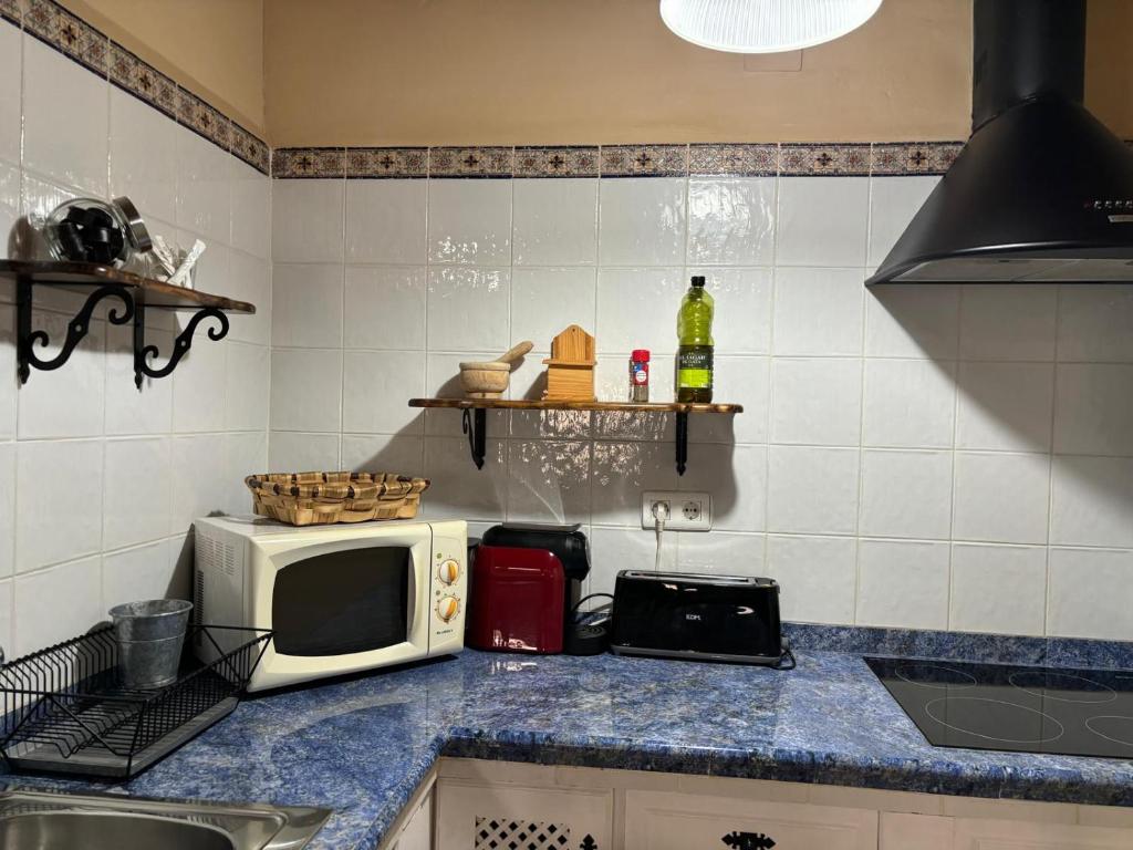 Kuchyň nebo kuchyňský kout v ubytování Casa Rural La Barquilla