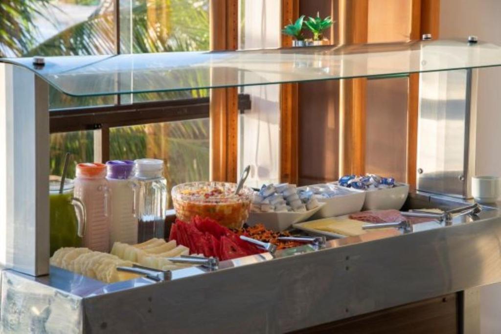 Comida no hotel ou em algum lugar perto