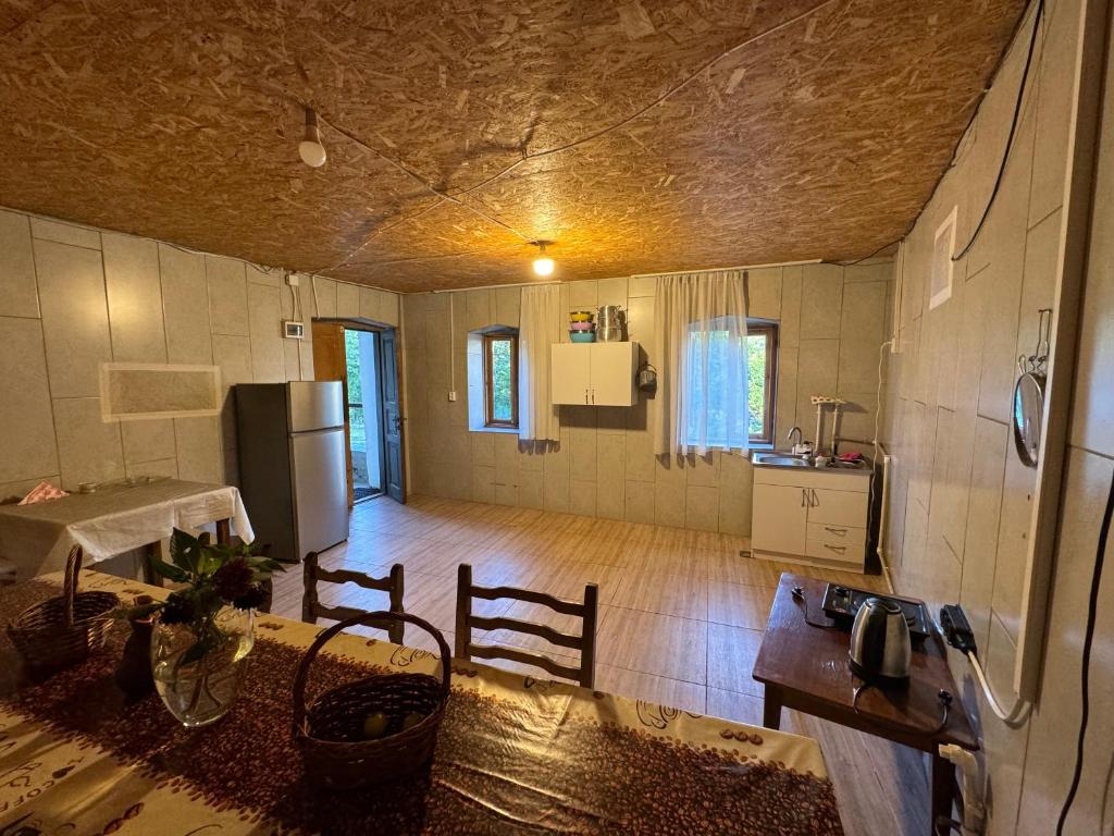 Kuchyň nebo kuchyňský kout v ubytování Old Town