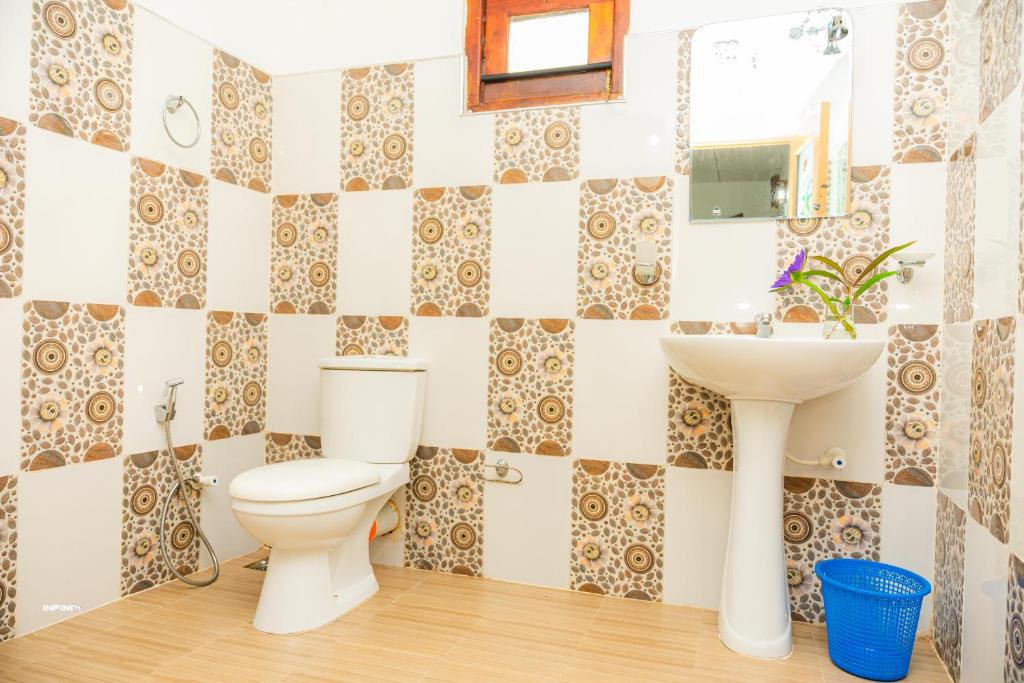 Koupelna v ubytování Hanguk Villa Mirissa