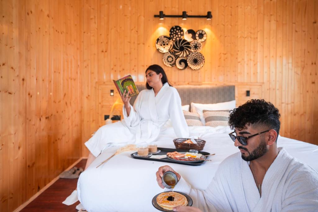 Jídlo v hostelu nebo okolí