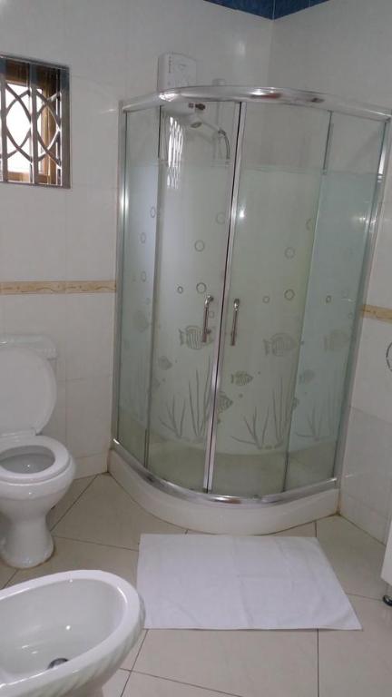 Koupelna v ubytování Pascalo Villa Apartment