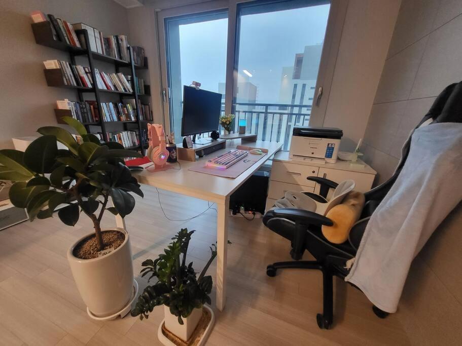 Knihovna v apartmánu