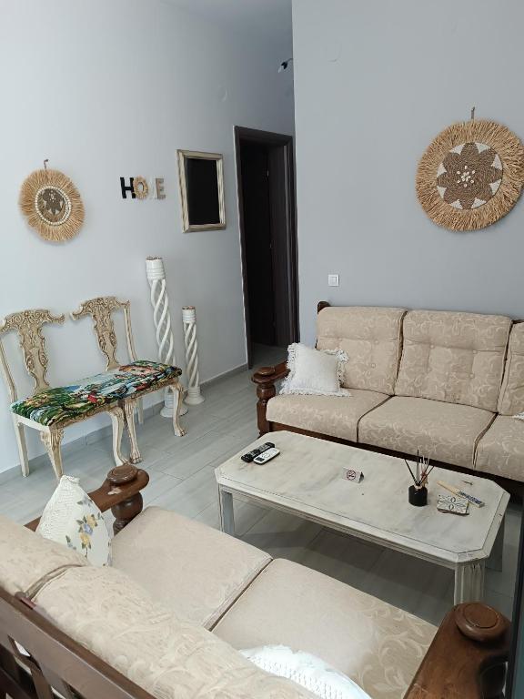 Posezení v ubytování Villa Kampou