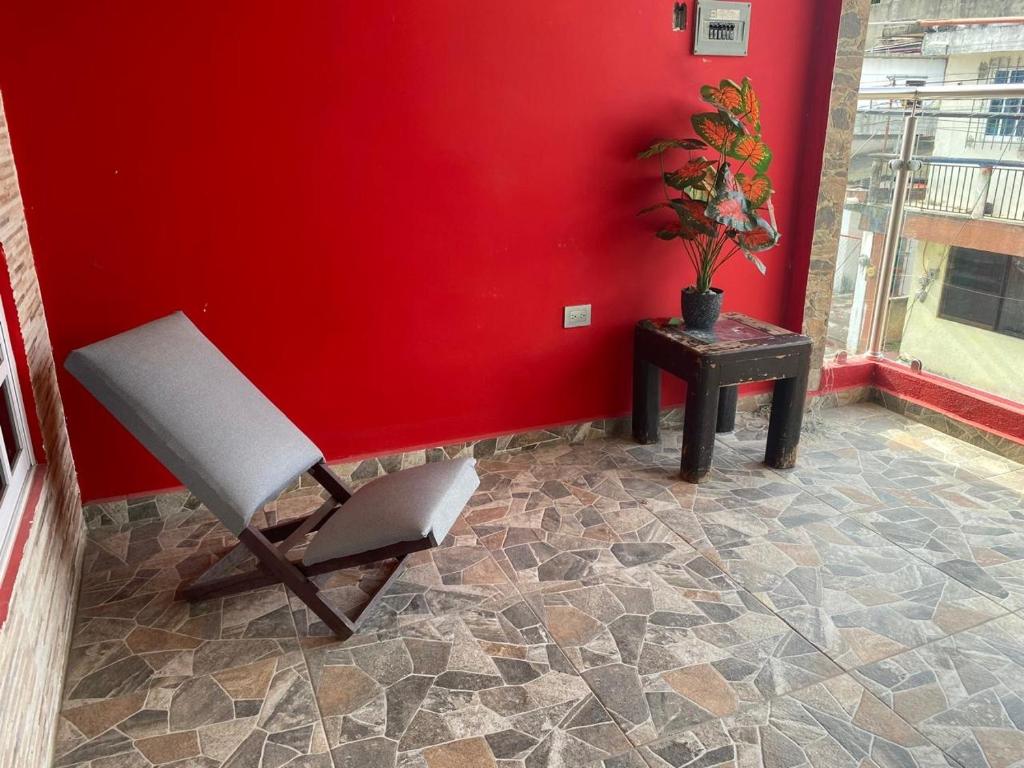 Posezení v ubytování Hostal MJ