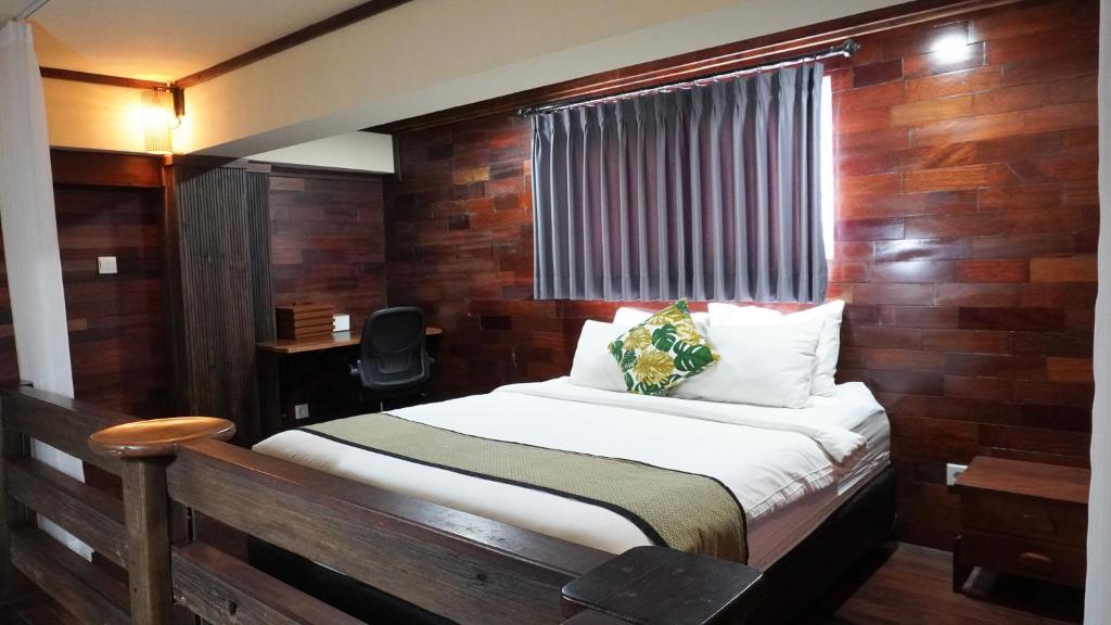 Postel nebo postele na pokoji v ubytování Alu Lofts