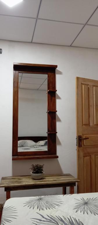 Postel nebo postele na pokoji v ubytování Dewdula Holiday Resort