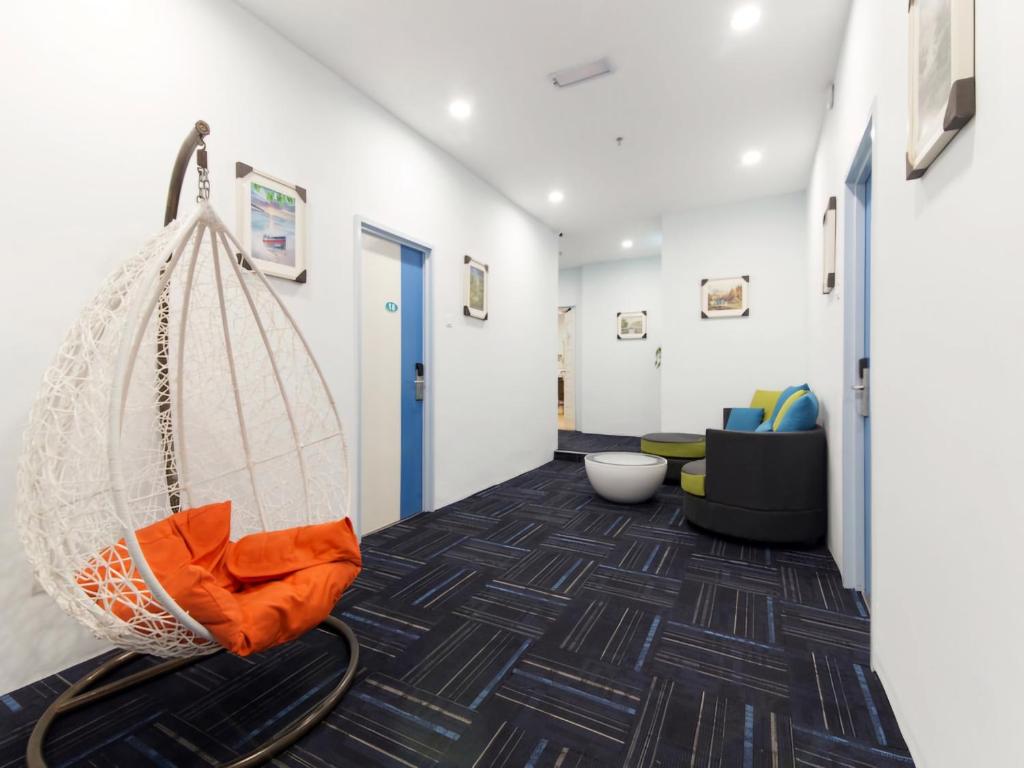 Posezení v ubytování Agape Hotel Selayang