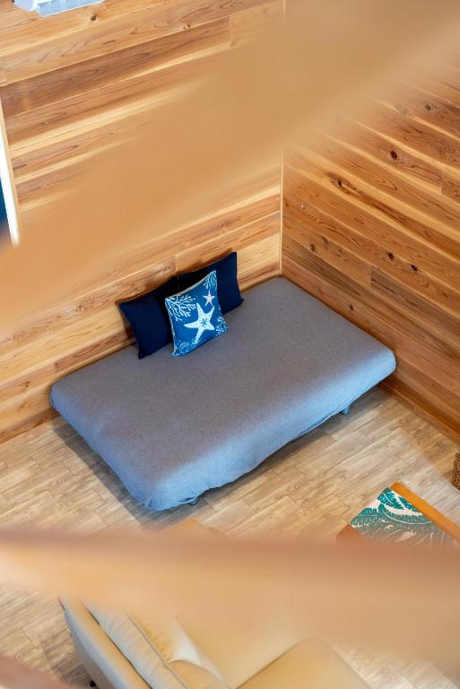 Postel nebo postele na pokoji v ubytování Blu Pointe