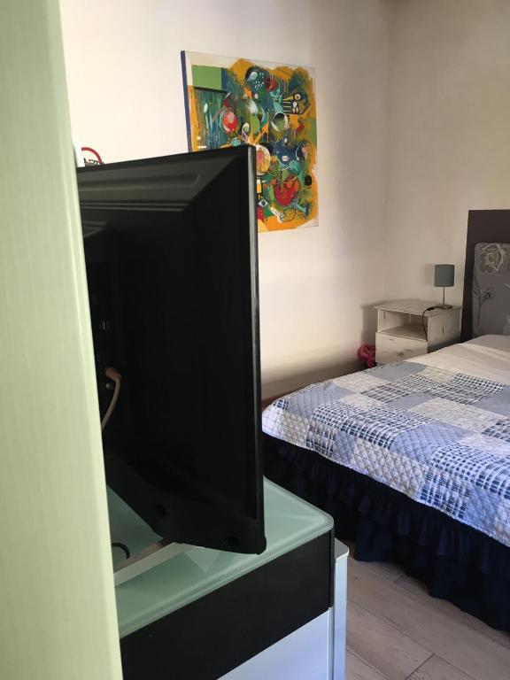 Uma cama ou camas num quarto em B&B Affaccio sul Vaticano