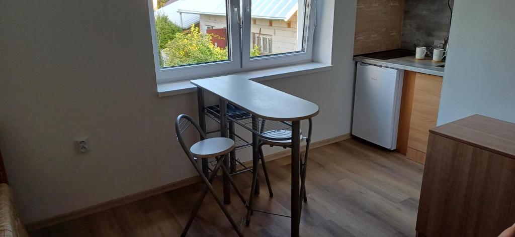 Kuchyň nebo kuchyňský kout v ubytování Apartmánový dům TERKA